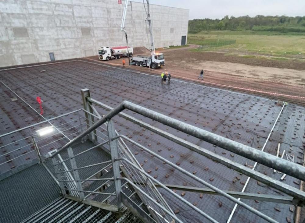 Travaux de terrassement à Tournai