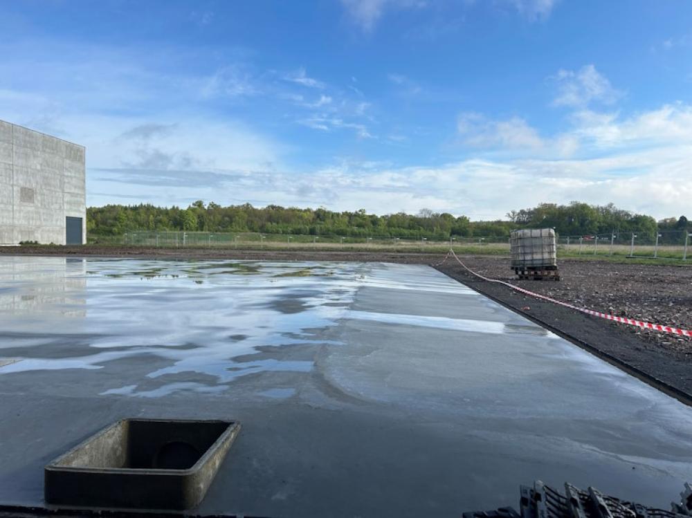 Travaux de terrassement à Tournai